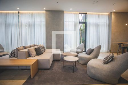 Studio para alugar com 27m², 1 quarto e sem vaga Studio para alugar com 27m², 1 quarto e sem vagaHall Social