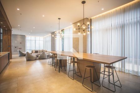 Studio para alugar com 27m², 1 quarto e sem vaga Studio para alugar com 27m², 1 quarto e sem vagaHall Social