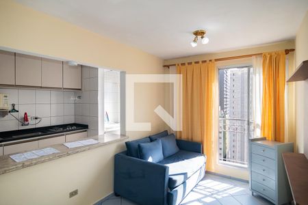 Sala de apartamento para alugar com 1 quarto, 48m² em Bela Vista, São Paulo