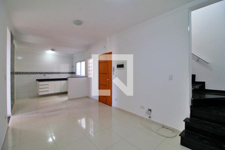 Sala/Cozinha de apartamento à venda com 2 quartos, 110m² em Jardim Progresso, Santo André