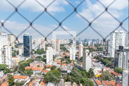 Vista da varanda de apartamento à venda com 3 quartos, 120m² em Vila Olímpia, São Paulo