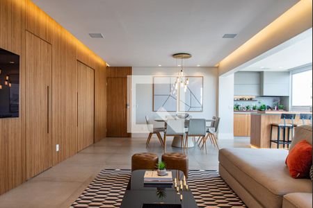 Sala de apartamento à venda com 3 quartos, 120m² em Vila Olímpia, São Paulo