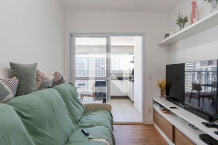 Sala de apartamento para alugar com 2 quartos, 80m² em Santo Amaro, São Paulo