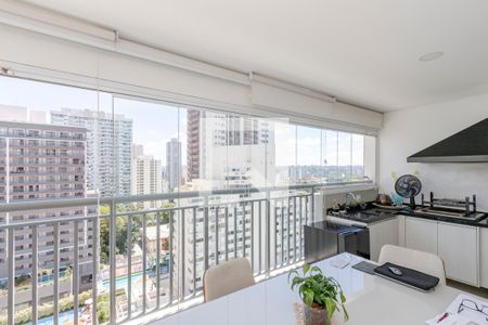 Varanda da Sala de apartamento para alugar com 2 quartos, 80m² em Santo Amaro, São Paulo