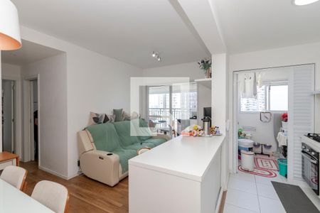 Sala de apartamento para alugar com 2 quartos, 80m² em Santo Amaro, São Paulo