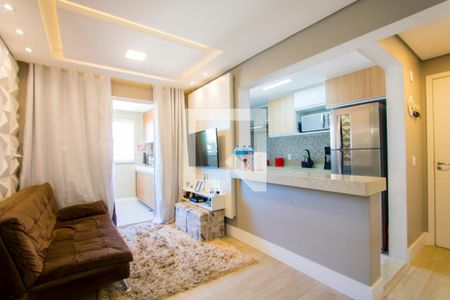 Sala  de apartamento para alugar com 3 quartos, 65m² em Vila Valparaíso, Santo André