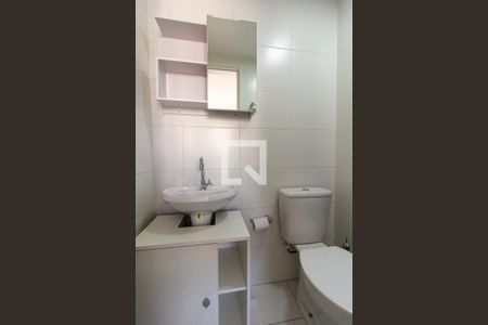 Banheiro de apartamento à venda com 1 quarto, 28m² em Ferreira, São Paulo