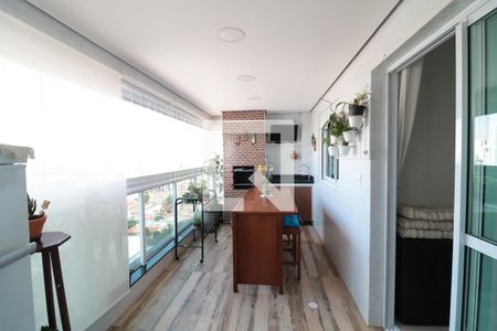 Varanda da Sala de apartamento à venda com 3 quartos, 114m² em Vila Zilda, São Paulo