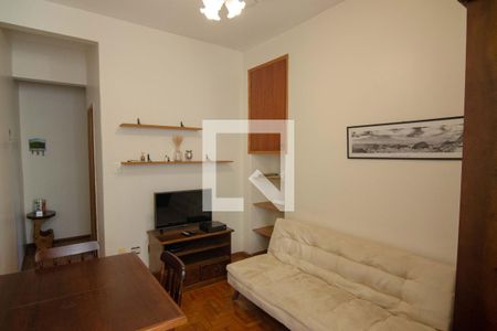 Sala de apartamento para alugar com 1 quarto, 45m² em Copacabana, Rio de Janeiro