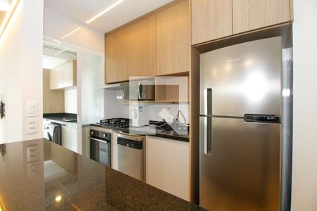 Sala e Cozinha de apartamento para alugar com 1 quarto, 50m² em Pinheiros, São Paulo