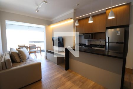 Sala de apartamento para alugar com 1 quarto, 50m² em Pinheiros, São Paulo