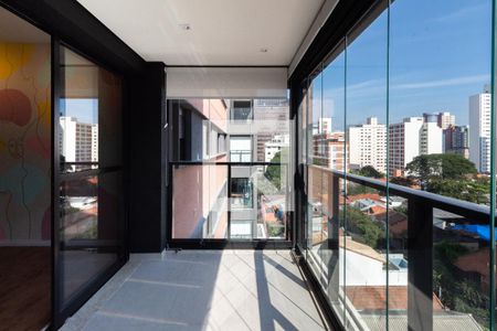 Sala - varanda de apartamento para alugar com 2 quartos, 58m² em Pinheiros, São Paulo