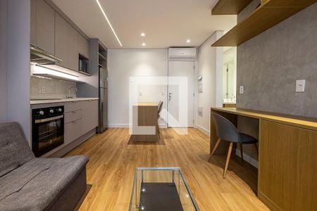 Sala/Cozinha de apartamento para alugar com 1 quarto, 32m² em Vila Madalena, São Paulo