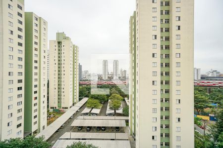 Vista da sala de apartamento à venda com 2 quartos, 45m² em Jardim Brasília , São Paulo