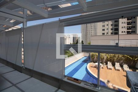 Vista da Sacada de apartamento à venda com 1 quarto, 92m² em Perdizes, São Paulo