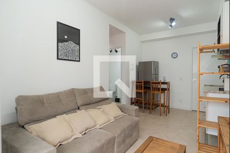 Sala - Cozinha de apartamento para alugar com 1 quarto, 33m² em Bela Vista, São Paulo