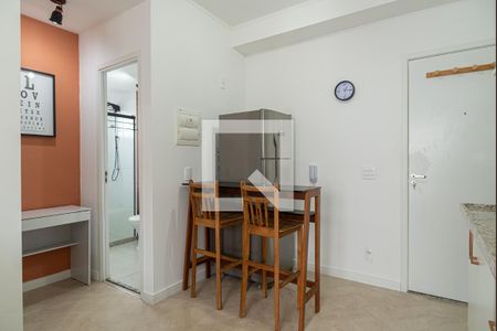 Sala - Cozinha de apartamento para alugar com 1 quarto, 33m² em Bela Vista, São Paulo