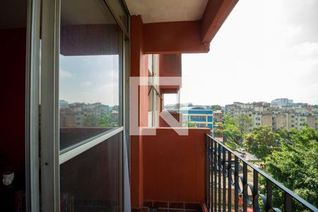 Varanda da Sala de apartamento à venda com 2 quartos, 54m² em Jardim São Savério, São Paulo