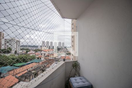 Varanda da Sala de apartamento para alugar com 2 quartos, 54m² em Vila Guarani (z Sul), São Paulo