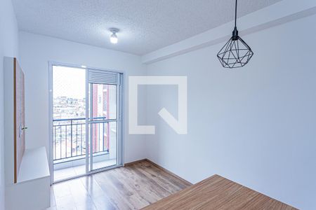 Sala e cozinha de apartamento para alugar com 1 quarto, 27m² em Sítio Morro Grande, São Paulo