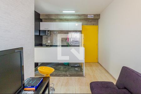 Sala de apartamento para alugar com 1 quarto, 27m² em Santa Cecilia, São Paulo
