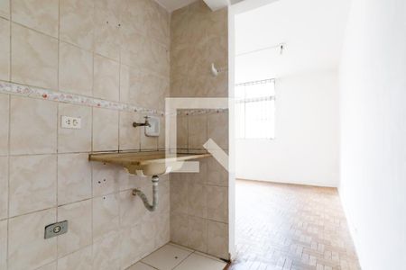 Cozinha de kitnet/studio para alugar com 1 quarto, 23m² em Bela Vista, São Paulo