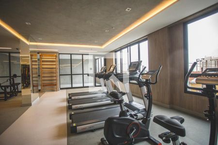 Studio para alugar com 25m², 1 quarto e sem vaga Studio para alugar com 25m², 1 quarto e sem vagaÁrea comum - Academia