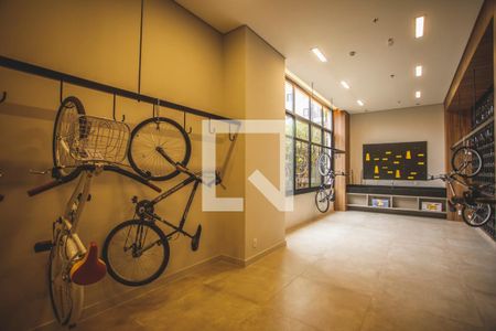 Studio para alugar com 25m², 1 quarto e sem vaga Studio para alugar com 25m², 1 quarto e sem vagaÁrea comum - Bicicletário