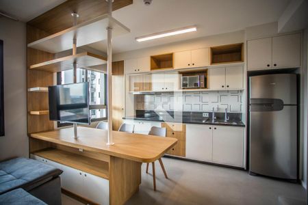 Studio de kitnet/studio para alugar com 1 quarto, 25m² em Mirandópolis, São Paulo