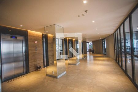 Studio para alugar com 25m², 1 quarto e sem vaga Studio para alugar com 25m², 1 quarto e sem vagaHall social