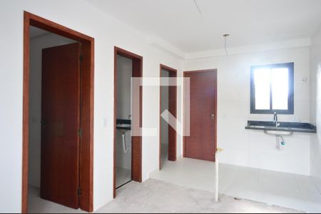 Sala/Cozinha de apartamento à venda com 2 quartos, 38m² em Vila Antonina, São Paulo