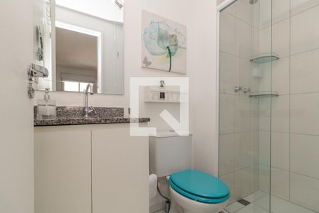 Banheiro de kitnet/studio à venda com 1 quarto, 36m² em República, São Paulo