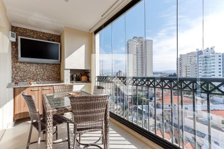Varanda Gourmet de apartamento à venda com 2 quartos, 92m² em Vila Maria Alta, São Paulo