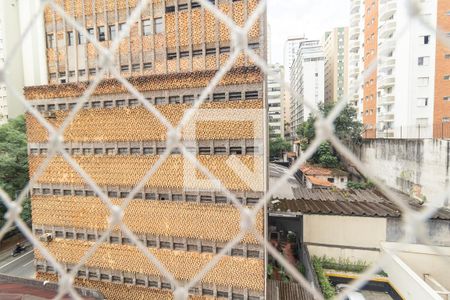 Vista do Quarto de apartamento para alugar com 1 quarto, 45m² em Jardim Paulista, São Paulo