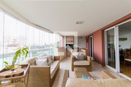 Varanda Gourmet de apartamento para alugar com 3 quartos, 204m² em Vila Sofia, São Paulo