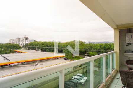 Varanda da Sala de apartamento para alugar com 3 quartos, 86m² em Recreio dos Bandeirantes, Rio de Janeiro