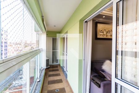 Varanda da Sala de apartamento para alugar com 3 quartos, 110m² em Vila Guiomar, Santo André