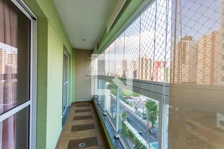 Varanda da Sala de apartamento à venda com 3 quartos, 110m² em Vila Guiomar, Santo André