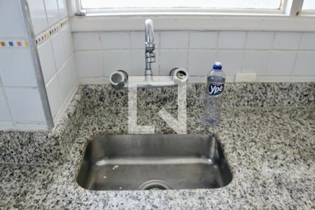 Cozinha de apartamento para alugar com 3 quartos, 80m² em Barra Funda, Guarujá