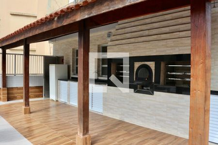 Área comum - Churrasqueira de apartamento para alugar com 3 quartos, 80m² em Barra Funda, Guarujá