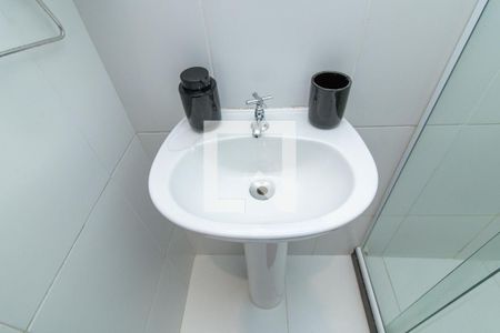 Apartamento para alugar com 129m², 2 quartos e 1 vagaDetalhe do Banheiro Social