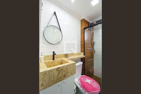 Apartamento à venda com 74m², 3 quartos e 2 vagasBanheiro do Quarto 1