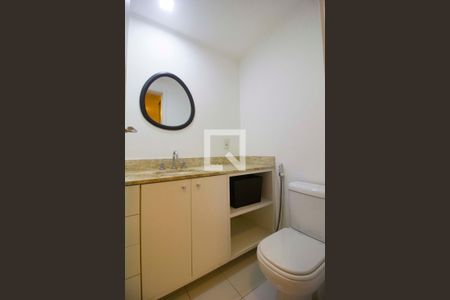Banheiro da Suíte de apartamento à venda com 1 quarto, 60m² em Jardim Leonor, São Paulo