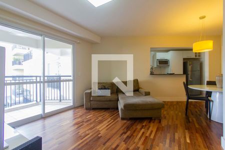 Sala de apartamento à venda com 1 quarto, 60m² em Jardim Leonor, São Paulo