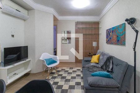 Sala de apartamento à venda com 1 quarto, 39m² em Indianópolis, São Paulo