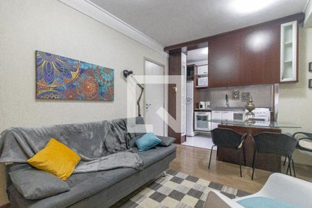 Sala de apartamento à venda com 1 quarto, 39m² em Indianópolis, São Paulo