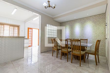 Sala de Jantar de casa à venda com 3 quartos, 215m² em Parque Oratório, Santo André