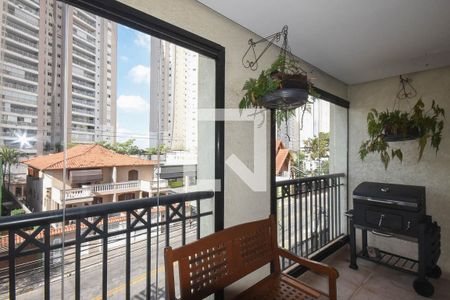 Varanda de apartamento à venda com 3 quartos, 145m² em Jardim Monte Kemel, São Paulo