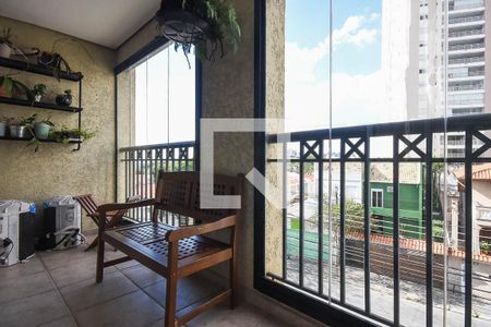 Varanda de apartamento para alugar com 3 quartos, 145m² em Jardim Monte Kemel, São Paulo