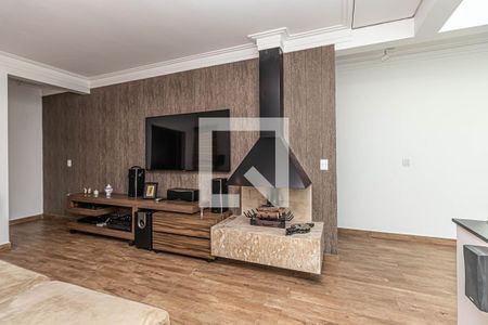 Sala de TV de casa à venda com 4 quartos, 420m² em Jardim São Caetano, São Caetano do Sul